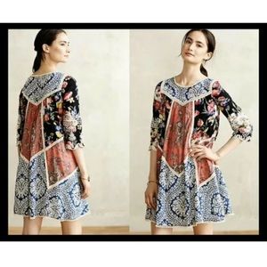 GUC Anthropologie Inez Swing Dress